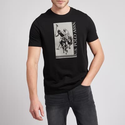 Black Rider Block Cotton T-Shirt