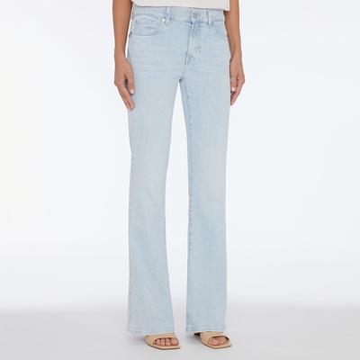 Light Wash Slim Bootcut Stretch Jeans