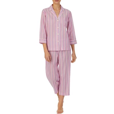 Pink Stripe Pyjama Set