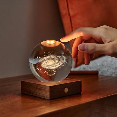 Amber Crystal Light, 3D Laser Galaxy