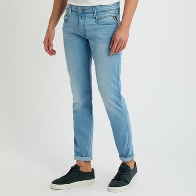Blue Wash Anbass Slim Stretch Jeans