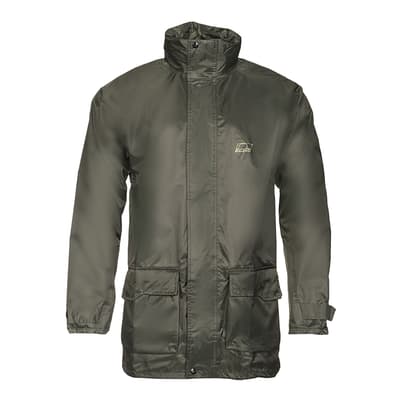 Khaki Dolomit Waterproof Rain Jacket