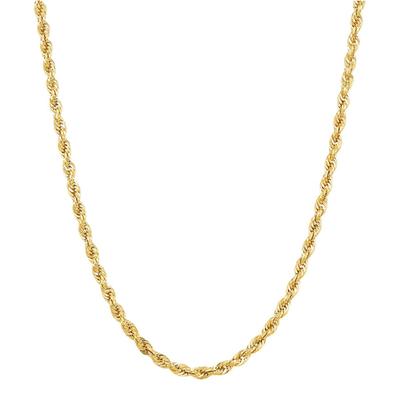 18K Gold Twist Link Necklace