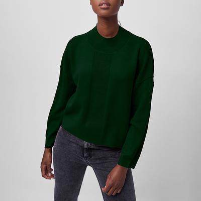 Green Mock Neck Jumper