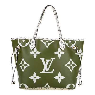 Green Limited Edition Neverfull The Pool Shoulder Bag MM