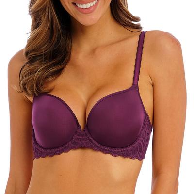 Purple Raffine Underwired Contour Bra