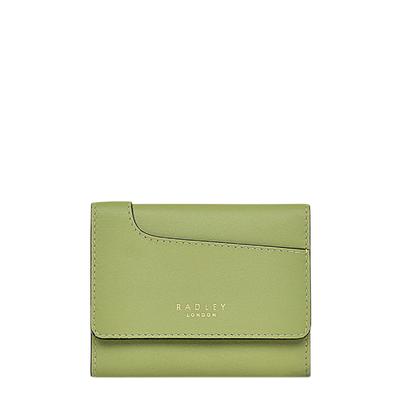 Medium Green Pockets 2.0 Small Trifold Purse