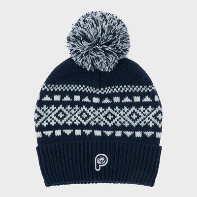 Navy Fairton Fairisle Hat