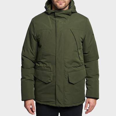 Green Hudson Script Technical Parka Jacket