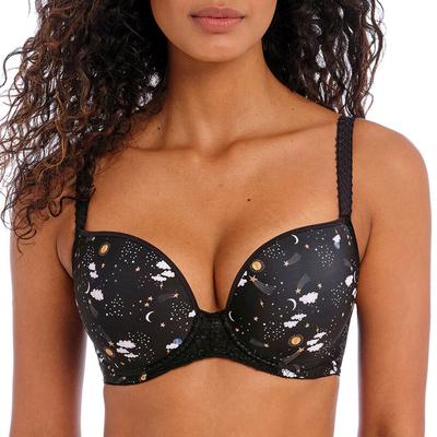 Blue Daydreaming Uw Moulded Plunge T-Shirt Bra 