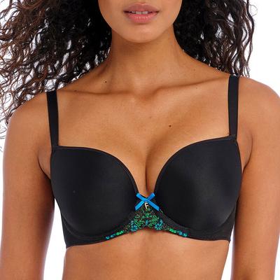 Black Show-Off Uw Moulded Plunge Bra