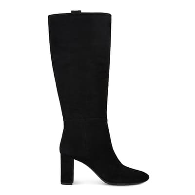 Black Suede Pheby 80 Ankle Boot