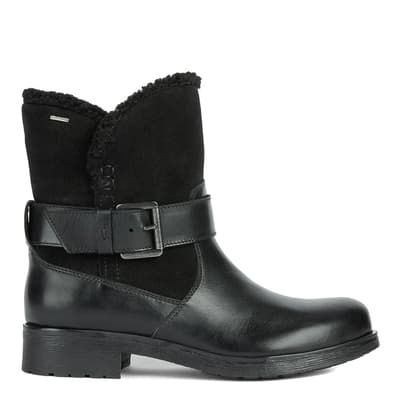 Black Suede Rawelle Ankle Boot