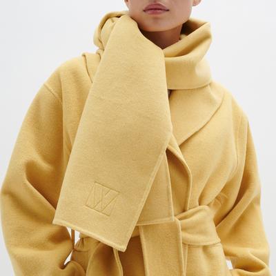 Yellow Ulelo Wool Blend Scarf