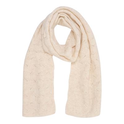 Beige Rylen Wool Blend Scarf