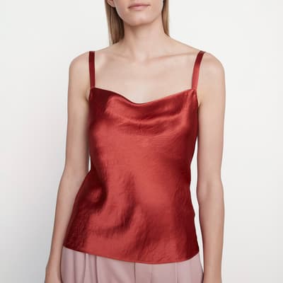 Red Cowl Cami Top