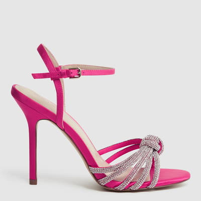 Pink Estel Embellished Heels