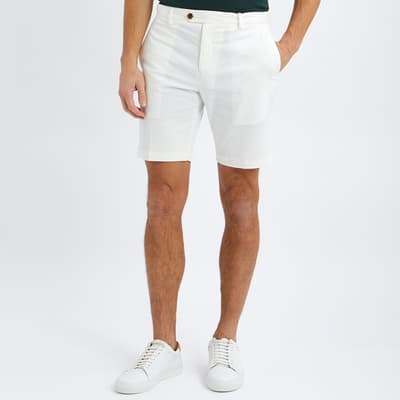 White Hampton Chino Shorts