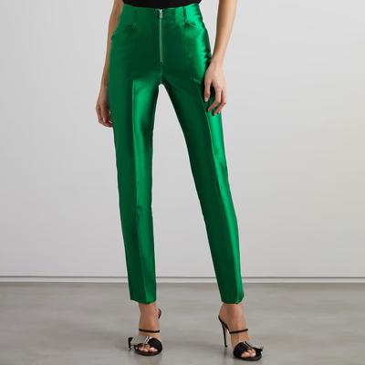 Green Zip Detail Legging