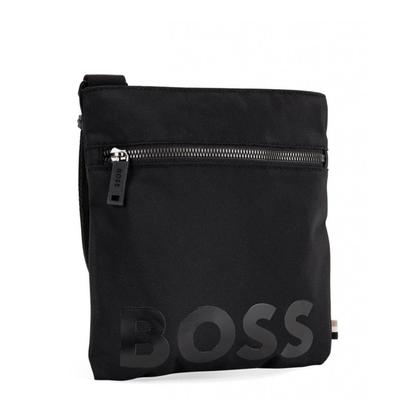 Black Catch Zip Shoulder Bag