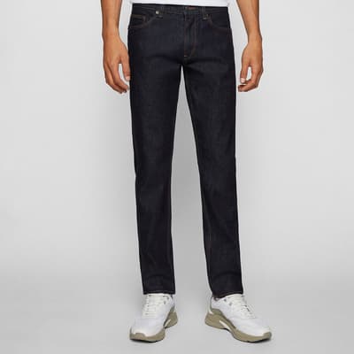 Navy Delaware Contrast Stitch Jeans
