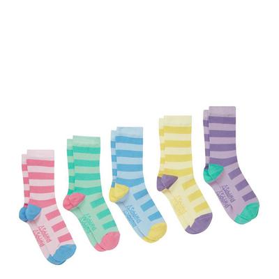 Multi Bamboo Sock (Box Of 5)