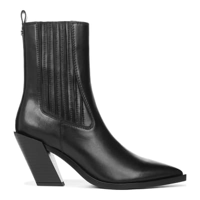 Black Mandey Leather Boot