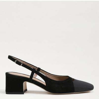 Black Tarra Leather Heel