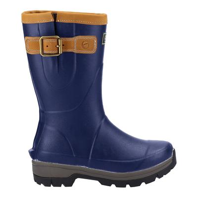 Navy Stratus Premium Ankle Boots