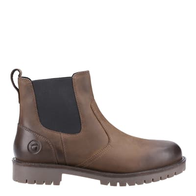 Brown Bodicote Leather Chelsea Boots