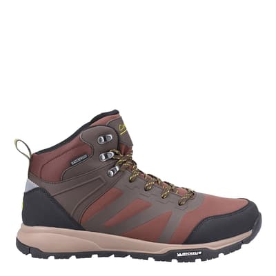 Brown Kingham Mid Hiking Boots