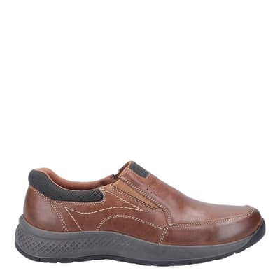 Tan Churchill Leather Casual Shoes