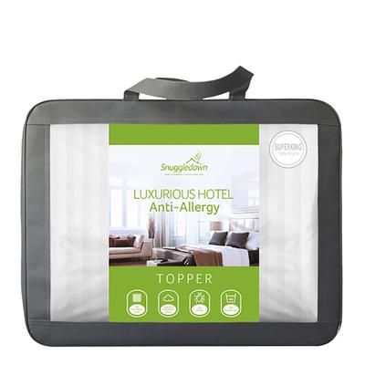 Luxurious Hotel Anti Allergy Mattress Topper, Medium Support, Super King