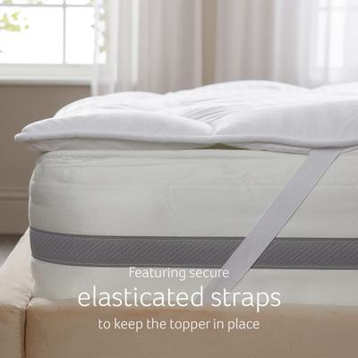 Luxurious Hotel Mattress Topper, Medium Support, Single