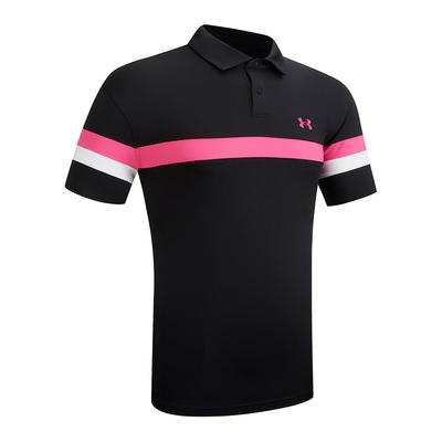 Black Under Armour T2G Colour Block Polo Shirt