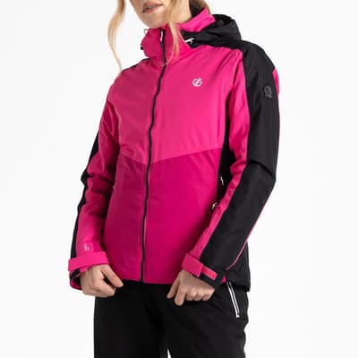 Pink Climatise Waterproof Ski Jacket