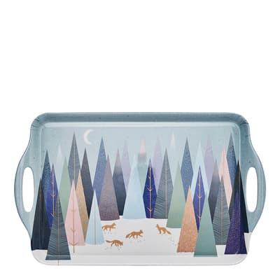Frosted Pines Large Handled Tray