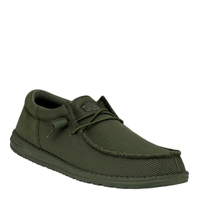 Unisex Green Wally Funk Mono Shoe