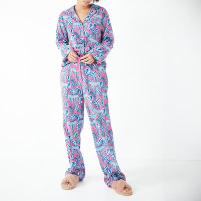 Multi Joy Flannel Pyjama Set