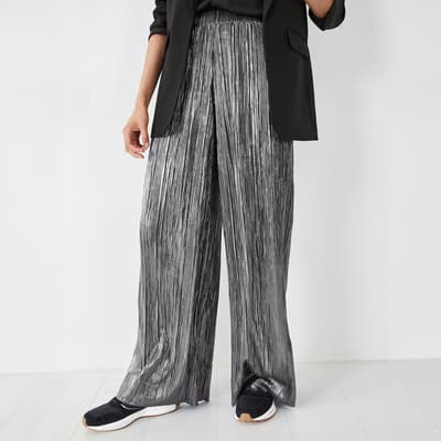 Silver River Pleated Wide Leg Trousers
