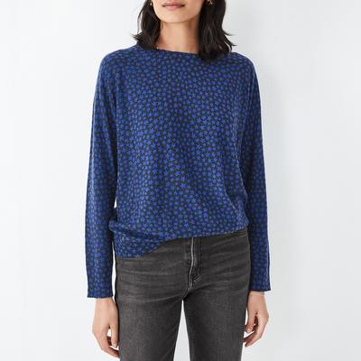 Blue Malin Wool Blend Jumper 
