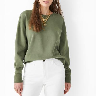 Khaki Lindsey Cotton Blend Jumper