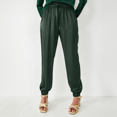 Green Selina Slinky Joggers