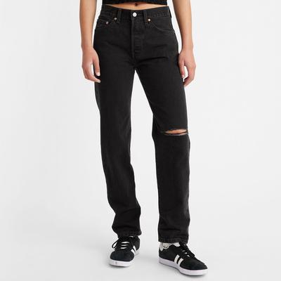 Black 501 Distressed Jeans BrandAlley