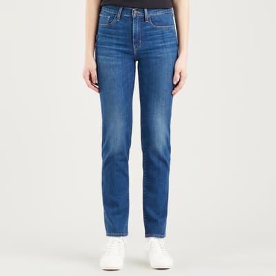 Mid Blue 724™ High Rise Straight Jeans