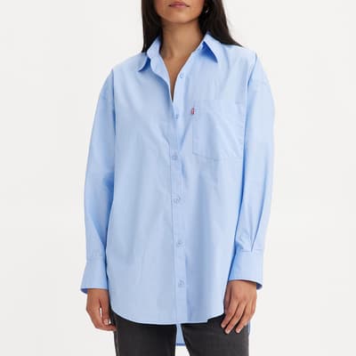 Blue Nola Cotton Shirt