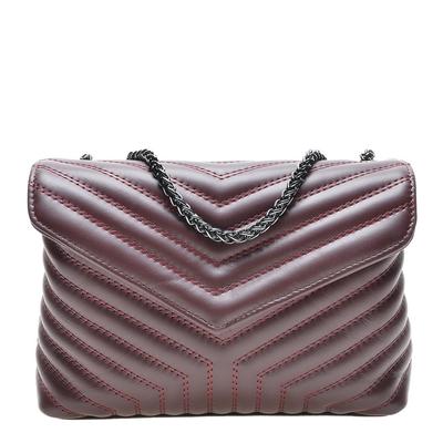 Red Italian Leather  Shoulder bag