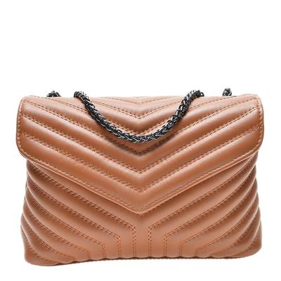 Brown Italian Leather  Shoulder bag