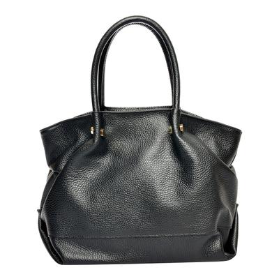 Black Italian Leather  Handbag