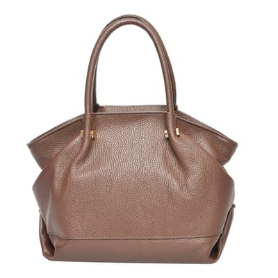 Chocolate Leather Handbag